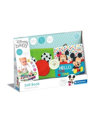 Disney Baby Soft Book - Libro Morbido e Interattivo per Bambini - Shopincasa