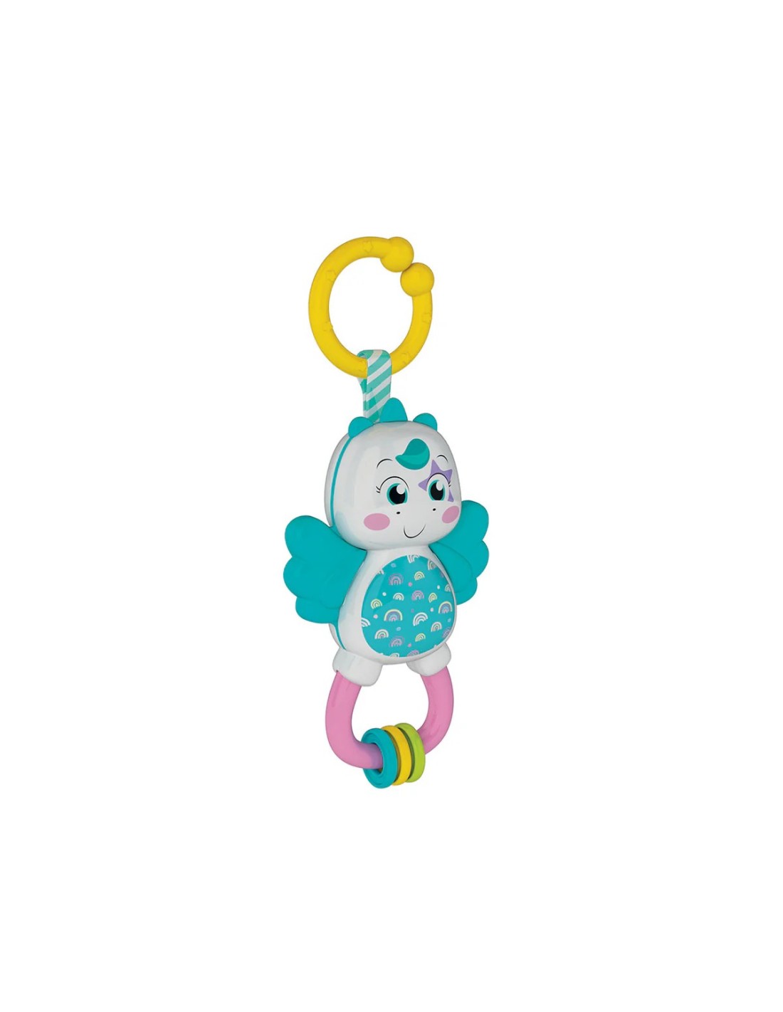 Little Unicorn Sonaglio Rattle - Giocattolo Multisensoriale per Bambini - Shopincasa