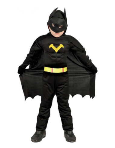 COSTUME 83164 EROE NERO 3/4 ANNI