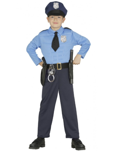 COSTUME 85895 POLIZIOTTO 5/6 ANNI