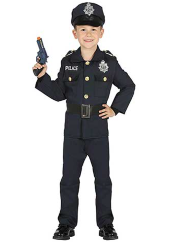 COSTUME 87456 POLIZIOTTO 5/6 ANNI