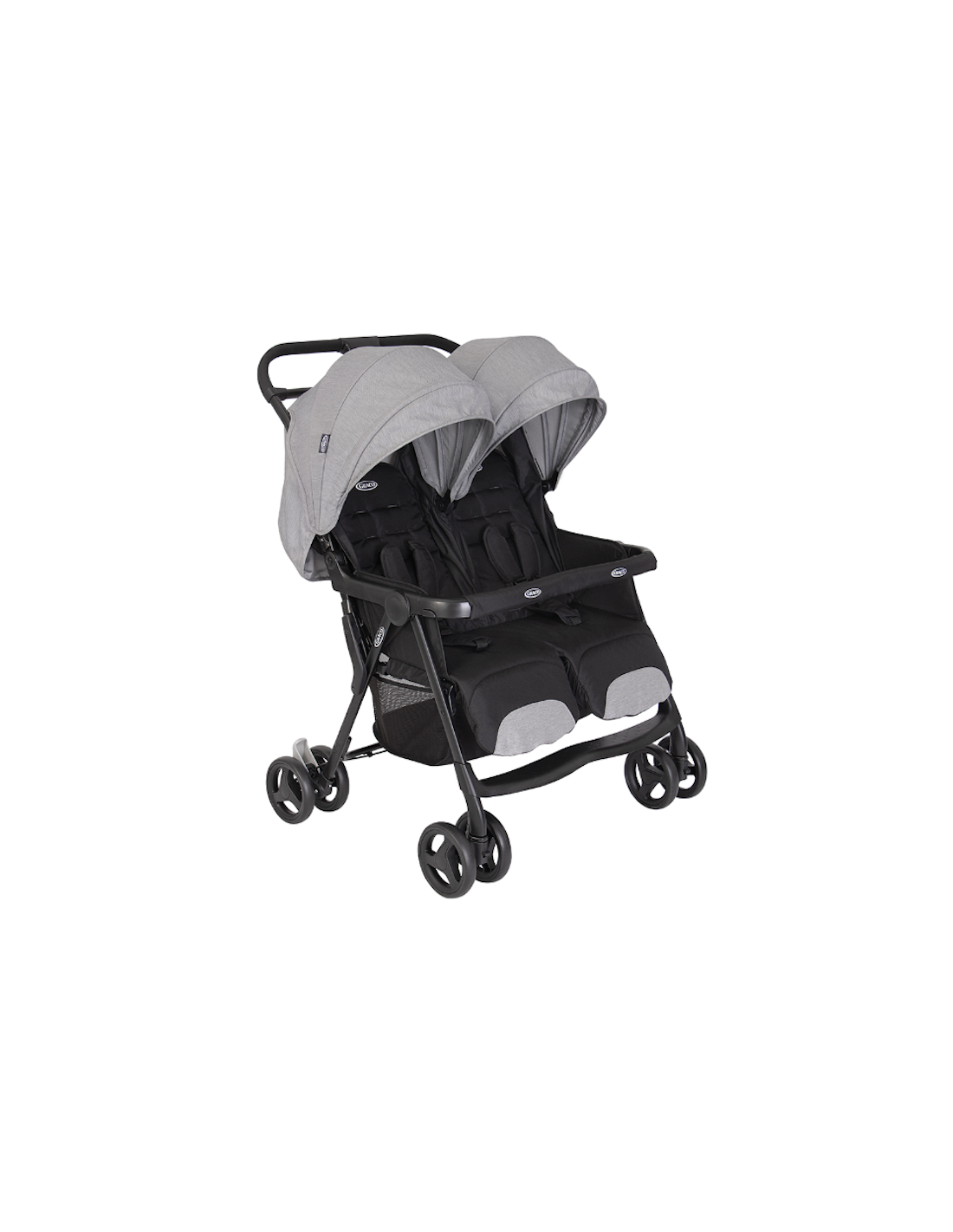 Graco DuoRider Steeple Grey | Passeggino Gemellare Leggero - Shopincasa.it