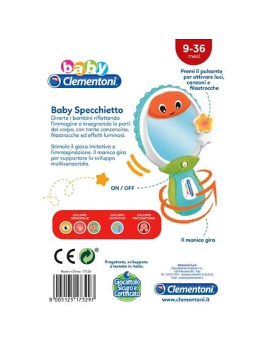 Specchietto Magico Clementoni – Gioco educativo 9-36 mesi su Shopincasa.it