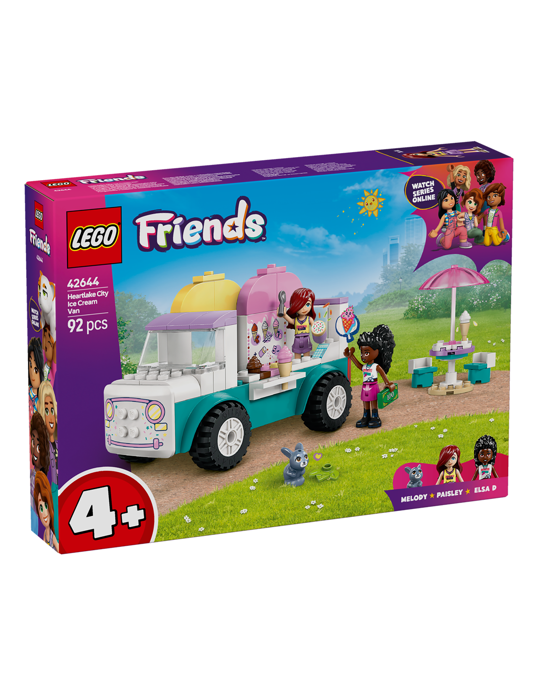 GIOCATTOLO PUBBLICIZZATO: vendita online FRIENDS 42644 FURGONE DEI GELATI DI HEARTLAKE CITY in offerta