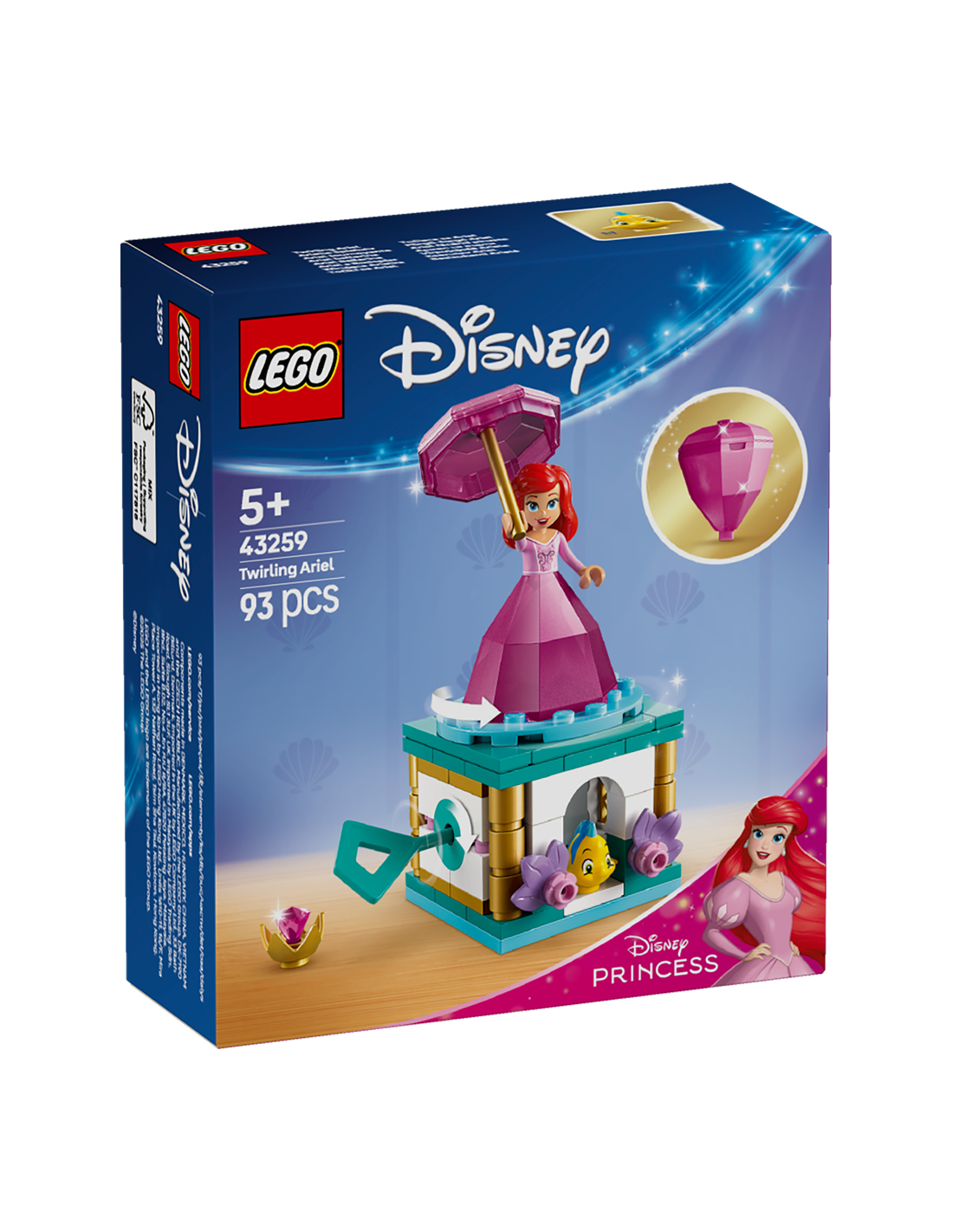 GIOCATTOLO PUBBLICIZZATO: vendita online DISNEY 43259 ARIEL BALLERINA in offerta