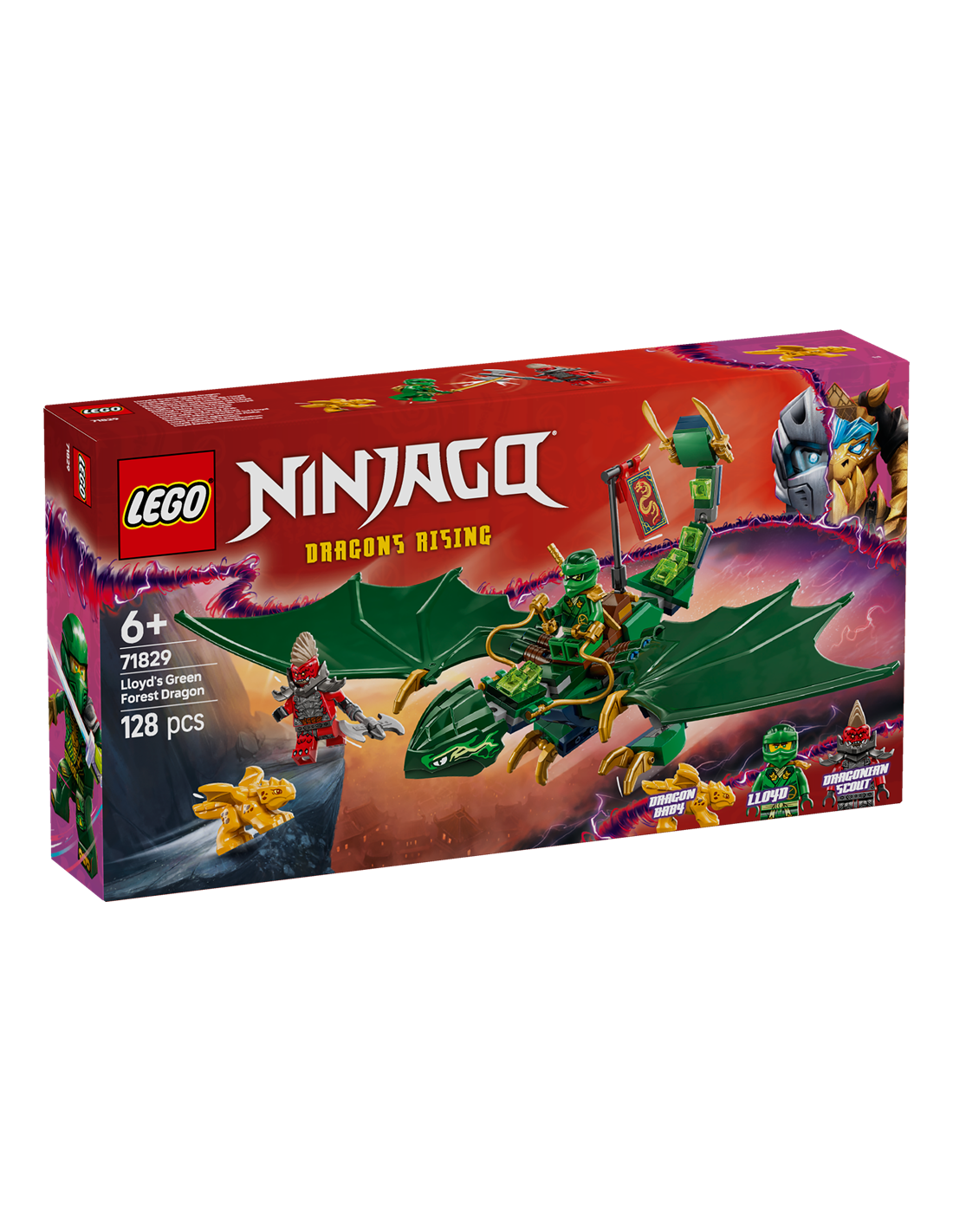 GIOCATTOLO PUBBLICIZZATO: vendita online NINJAGO 71829 DRAGO DELLA FORESTA VERDE DI LLOYD in offerta