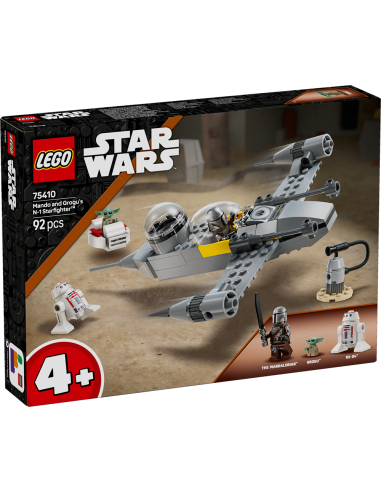 GIOCATTOLO PUBBLICIZZATO: vendita online STAR WARS 75410 N-1 STARFIGHTER DI MANDO E GROGU in offerta