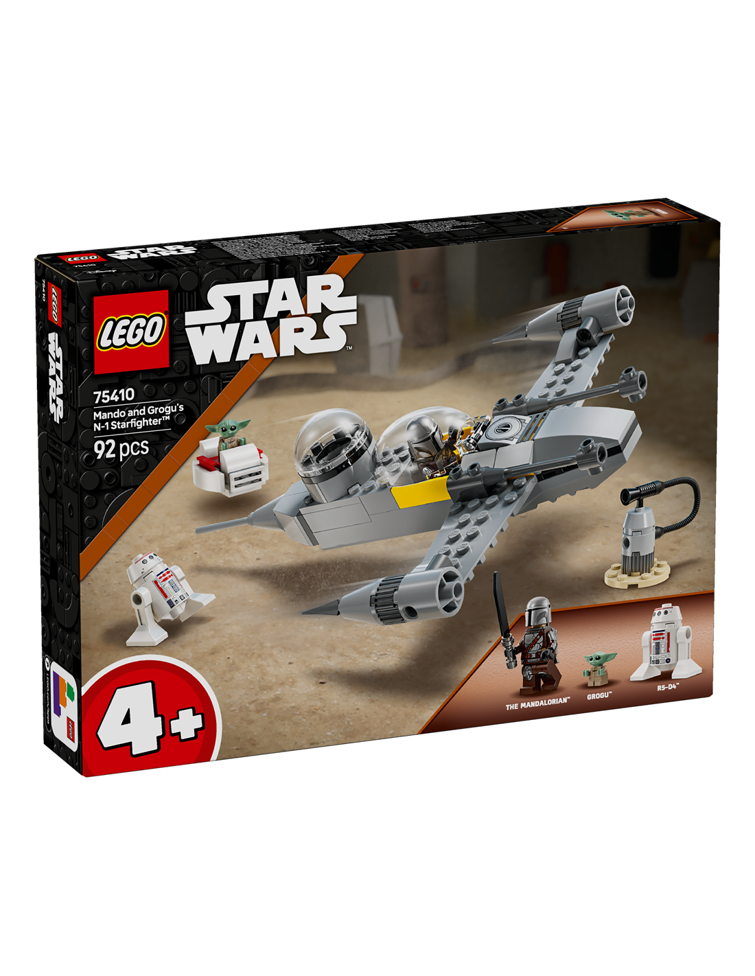 GIOCATTOLO PUBBLICIZZATO: vendita online STAR WARS 75410 N-1 STARFIGHTER DI MANDO E GROGU in offerta