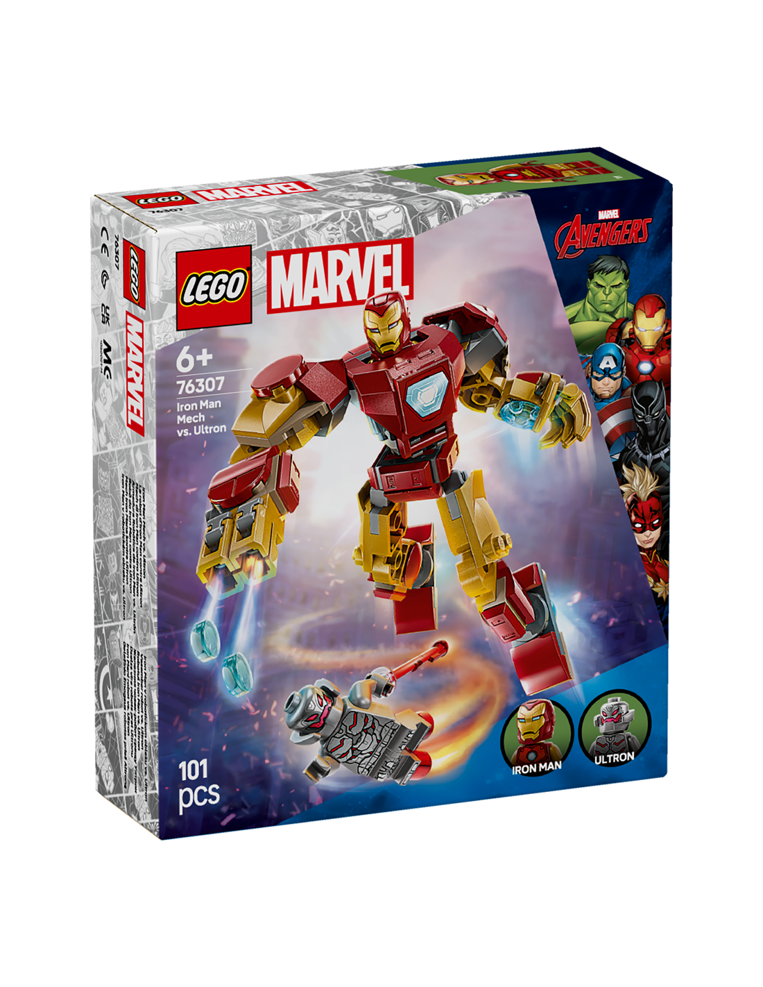 GIOCATTOLO PUBBLICIZZATO: vendita online MARVEL 76307 MECH DI IRONMAN CONTRO ULTRON in offerta