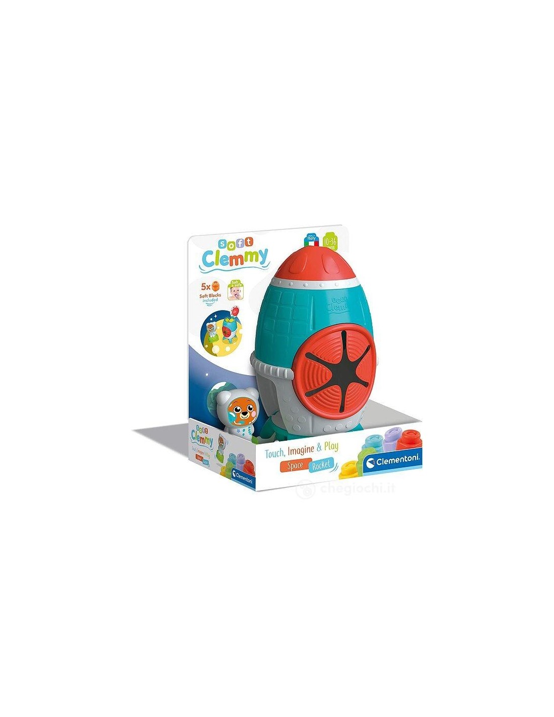 Sensory Rocket Bucket Secchiello Mattoncini Clemmy – Gioco creativo su Shopincasa.it