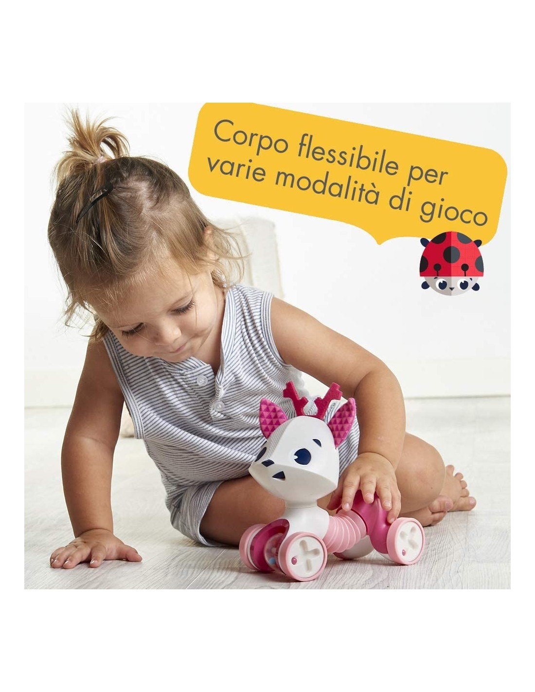 Tiny Love Tiny Rolling Toys Florence il Cerbiatto - Giocattolo Stimolante su Shopincasa.it