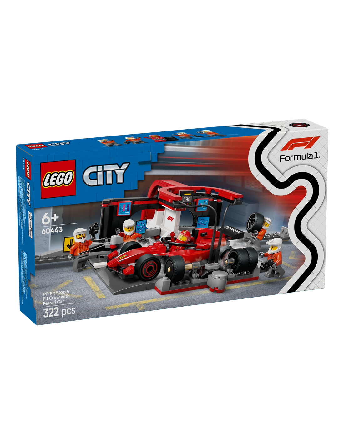 GIOCATTOLI: vendita online CITY 60443 PITSTOP E MECCANICI CON MONOPOSTO FERRARI F1 in offerta