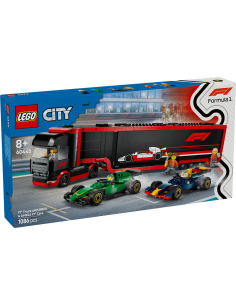 GIOCATTOLI: vendita online CITY 60445 AUTOTRASPORTATORE F1 CON MONOPOSTO RB20 E AMR24 in offerta