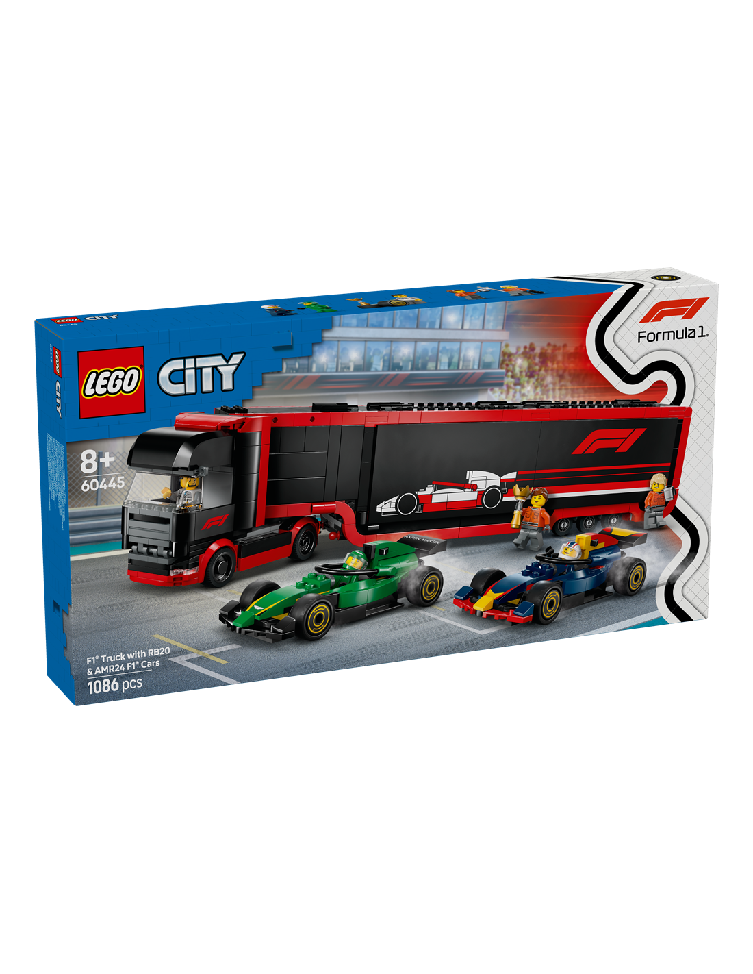 GIOCATTOLI: vendita online CITY 60445 AUTOTRASPORTATORE F1 CON MONOPOSTO RB20 E AMR24 in offerta