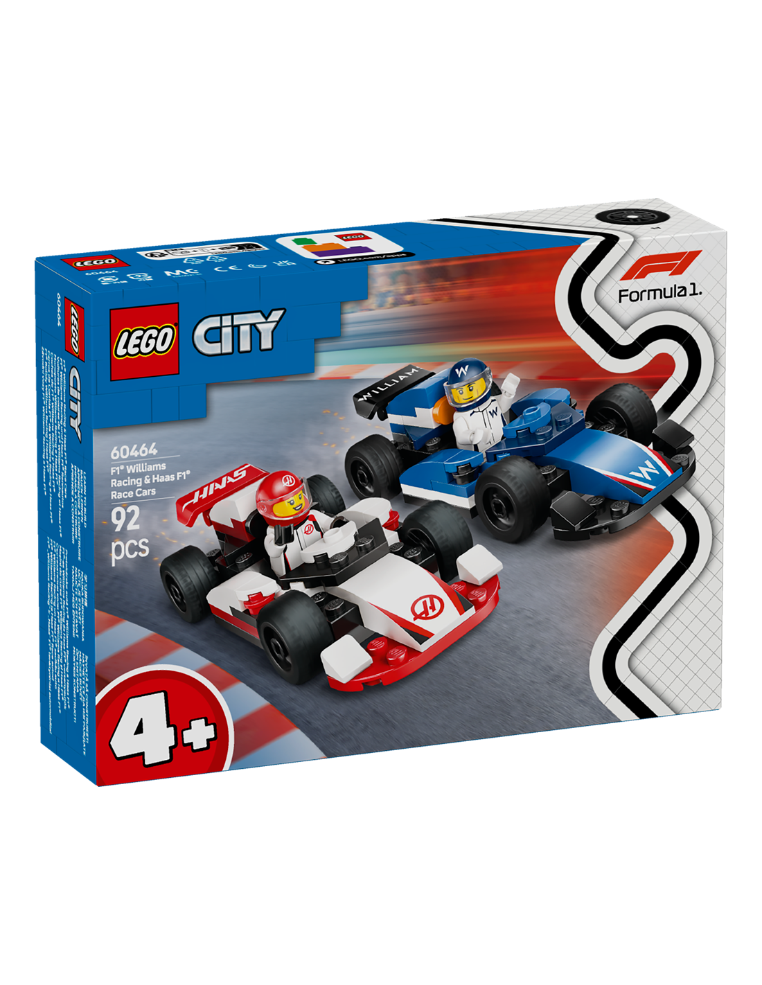 GIOCATTOLI: vendita online CITY 60464 MONOPOSTO WILLIAMS RACING E HAAS F1 in offerta