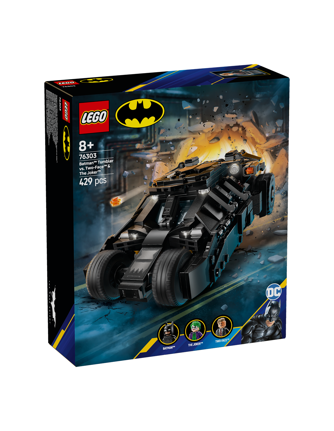 GIOCATTOLO PUBBLICIZZATO: vendita online BATMAN 76303 TUMBLER DI BATMAN CONTRO DUEFACCE E IL JOKER in offerta