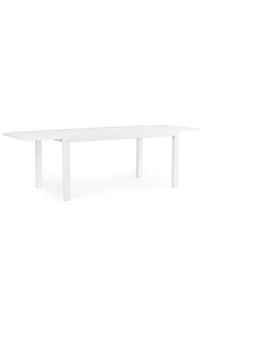 TAVOLI: vendita online Tavolo alluminio Hilde 160-240x90 bianco, tavolo allungabile, tavolo moderno in offerta