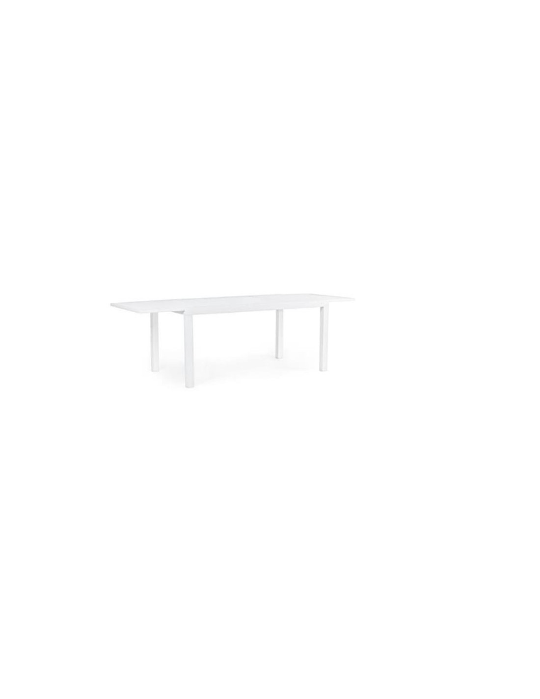 TAVOLI: vendita online Tavolo alluminio Hilde 160-240x90 bianco, tavolo allungabile, tavolo moderno in offerta