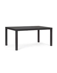 TAVOLI: vendita online Tavolo Hilde Antracite, alluminio verniciato, gambe da assemblare, tavolo allungabile 160/240x90 cm in...