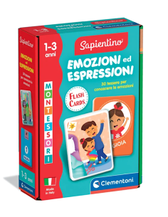 SAPIENTINO 16833 EMOZIONI ED ESPRESSIONI FLASHCARDS