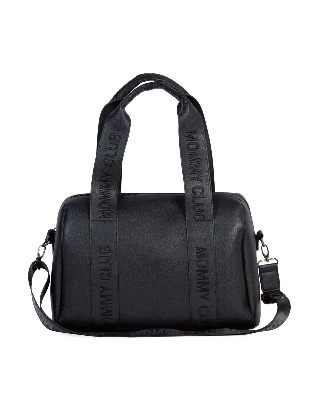 Borsa nursery Mommy Club Signature in pelle vegana nera - shopincasa.it