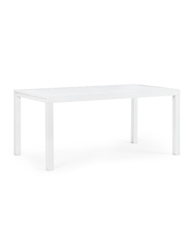 TAVOLI: vendita online Tavolo alluminio Hilde 160-240x90 bianco, tavolo allungabile, tavolo moderno in offerta