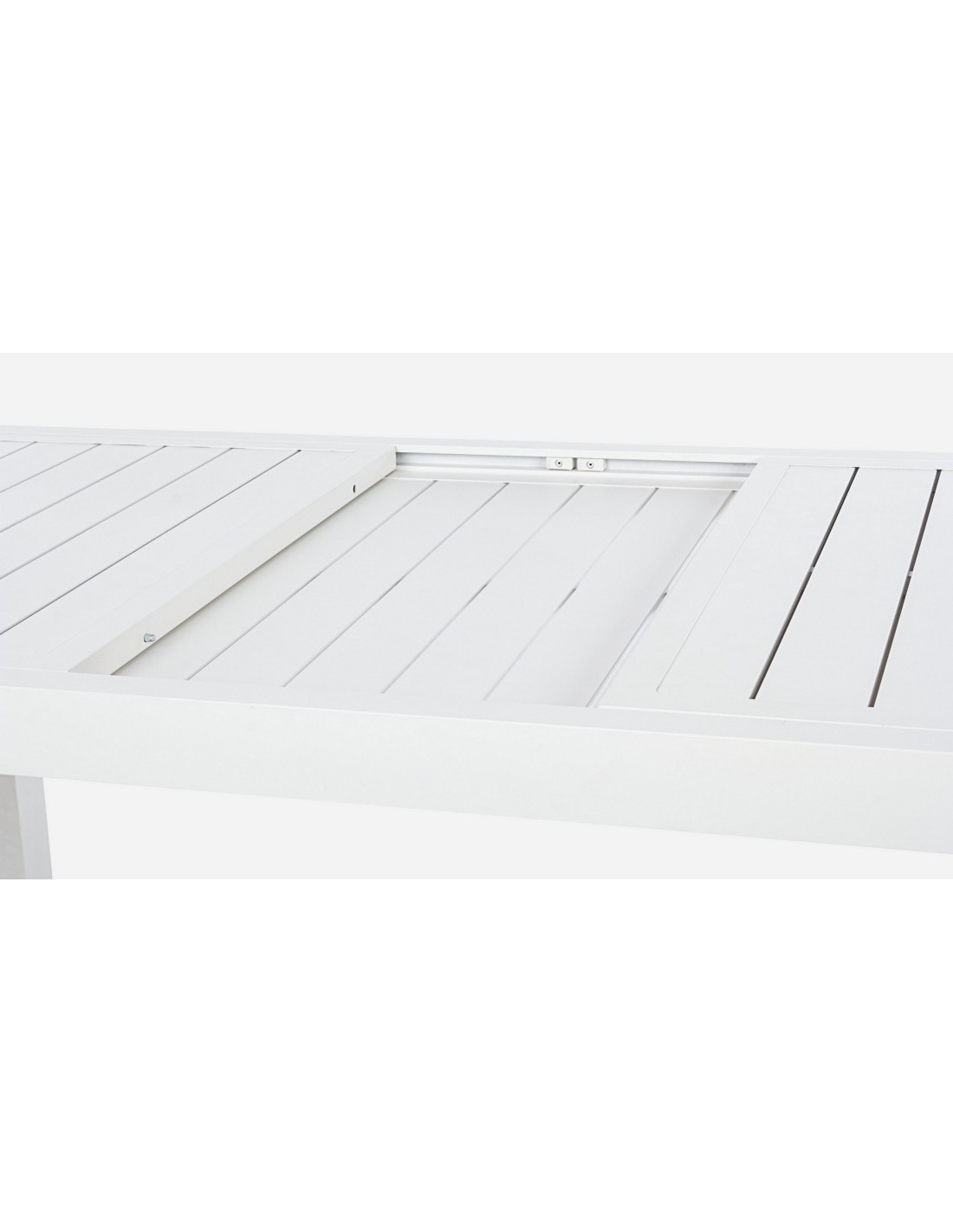 TAVOLI: vendita online Tavolo alluminio Hilde 160-240x90 bianco, tavolo allungabile, tavolo moderno in offerta