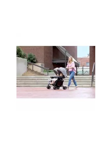 Graco DuoRider Steeple Grey | Passeggino Gemellare Leggero - Shopincasa.it