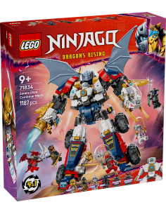 NINJAGO 71834 MECH ULTRA COMBINATORE DI ZANE