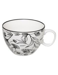 TAZZA JUMBO 45CL DECORAZIONE FIORI