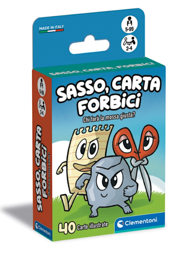 GIOCO CARTE 16586 SASSO CARTA FORBICI