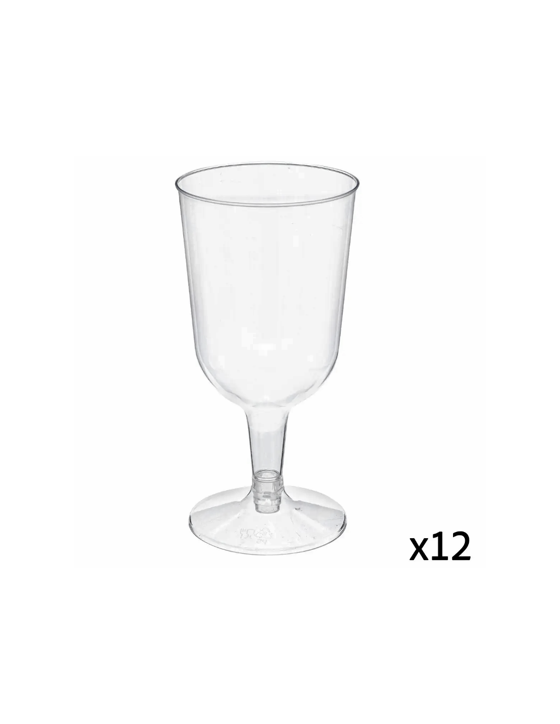 SET 12 CALICI 203051 PLASTICA 15CL RIUTILIZZABILI