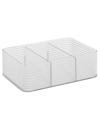 PORTAOGGETTI 204972 3 SCOMPARTI 22X15X9CM PLASTICA