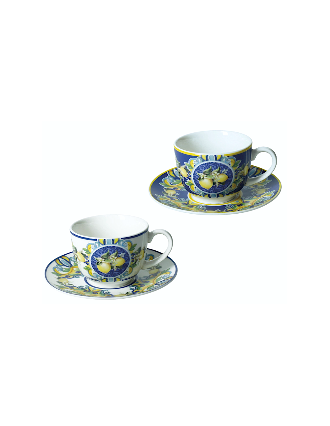 52722 SET 2PZ TAZZINA CAFFE CITRUS BLU