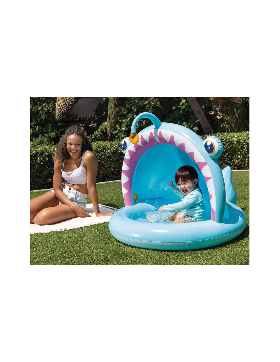 GONFIABILI: vendita online Piscina Baby Rana Pescatrice Gonfiabile 127x102x86 cm in offerta