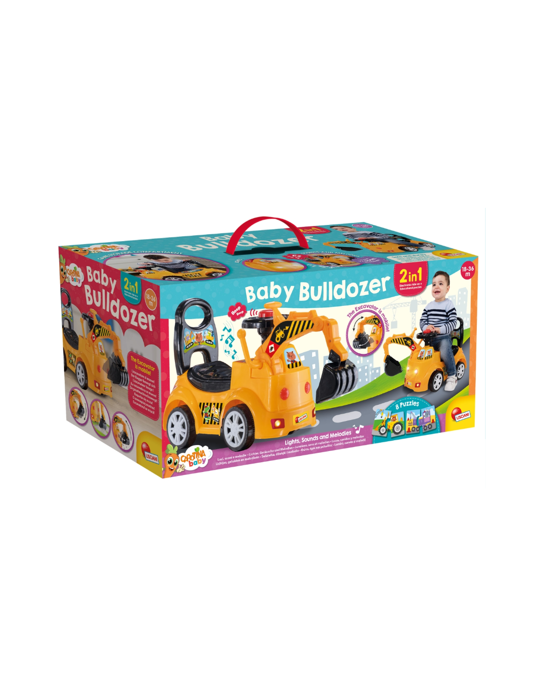 CAROTINA 102242 BABY CAVALCABILE BULLDOZER