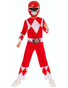 COSTUME 1001408-X POWER RANGER ROSSO 3/4 ANNI