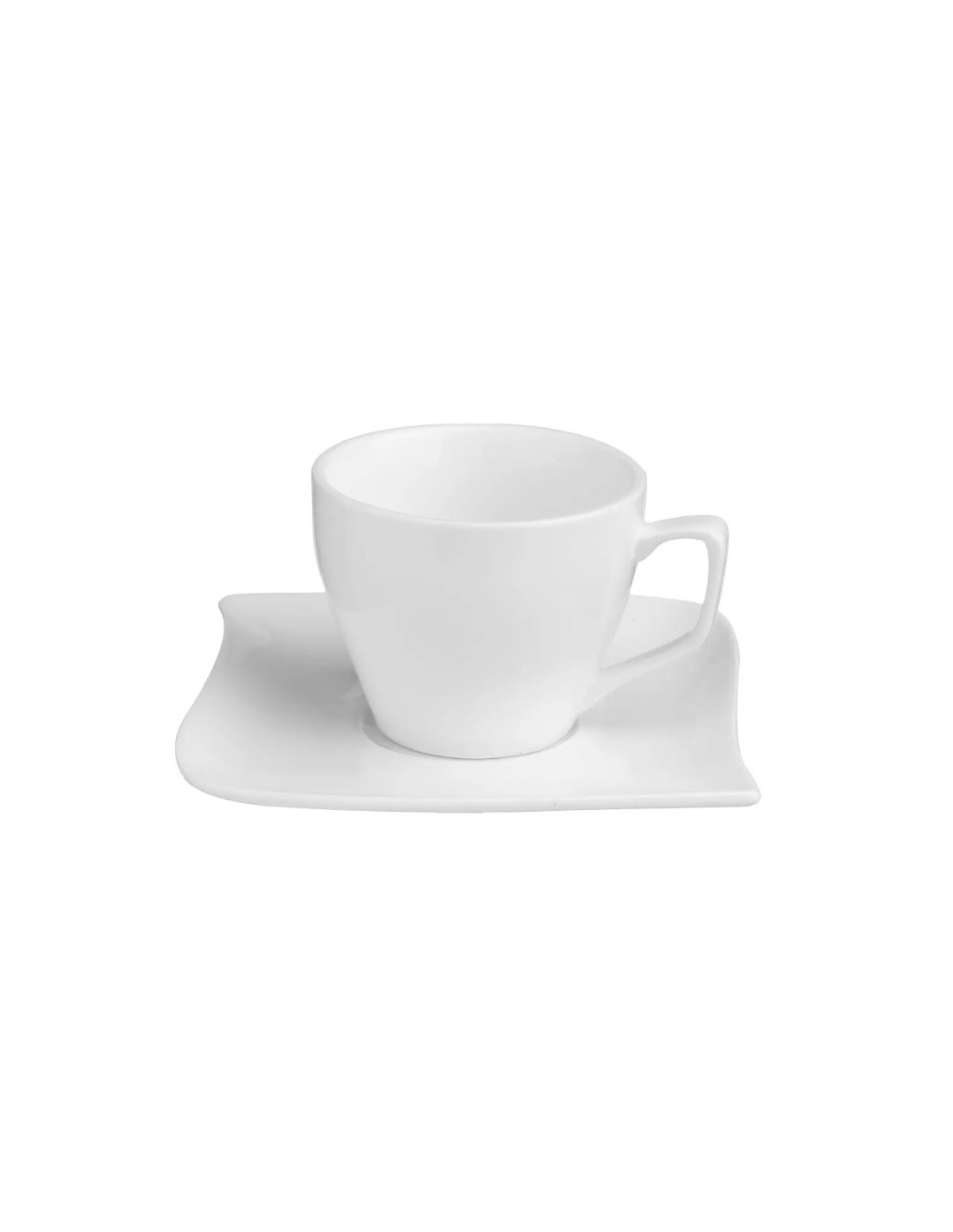 TAZZE CAFFE' E LATTE: vendita online Tazzina 9 cl con Piattino, Porcellana, Elegante, Resistente, Caffè Espresso, Design Raff...