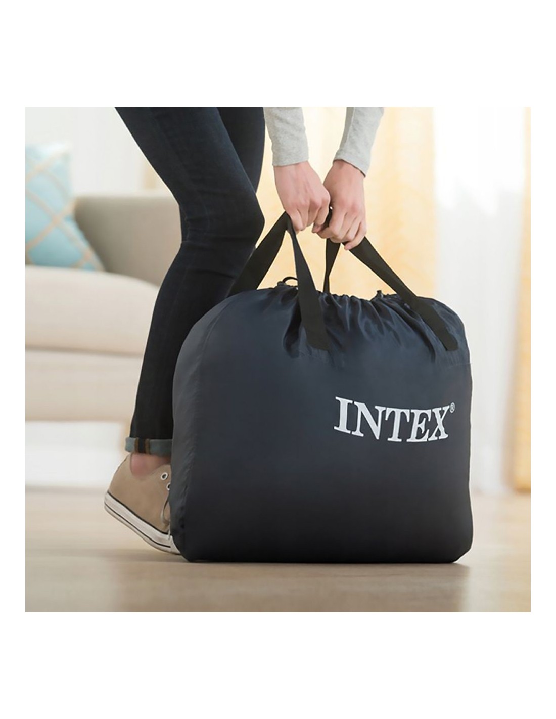 GONFIABILI: vendita online Intex Materasso Singolo Dura-Beam Supreme, 99x191x51 cm, Con Pompa Elettrica, Comfort e Stabilità,...