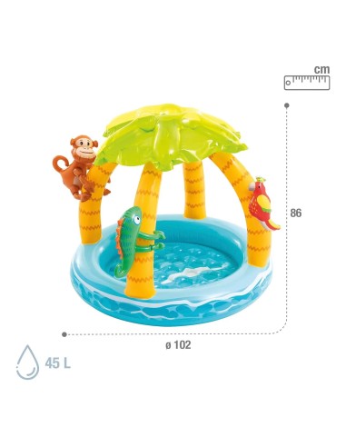 GONFIABILI: vendita online Piscina Baby Pool Palma 102x86 cm Piscina per Bambini in offerta