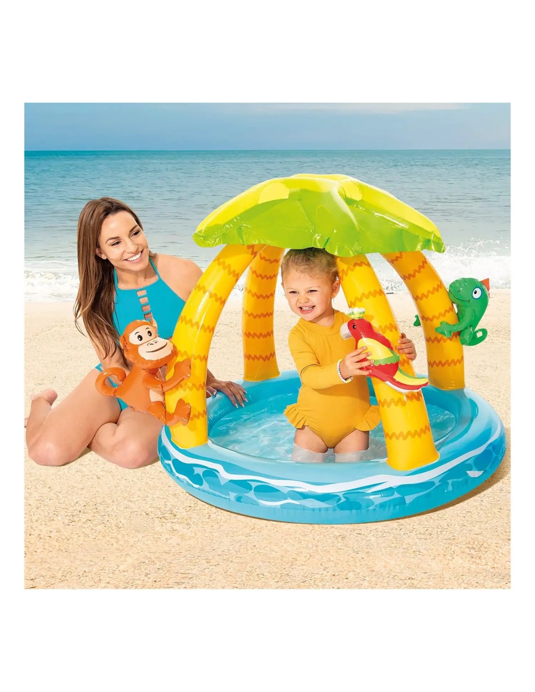 GONFIABILI: vendita online Piscina Baby Pool Palma 102x86 cm Piscina per Bambini in offerta