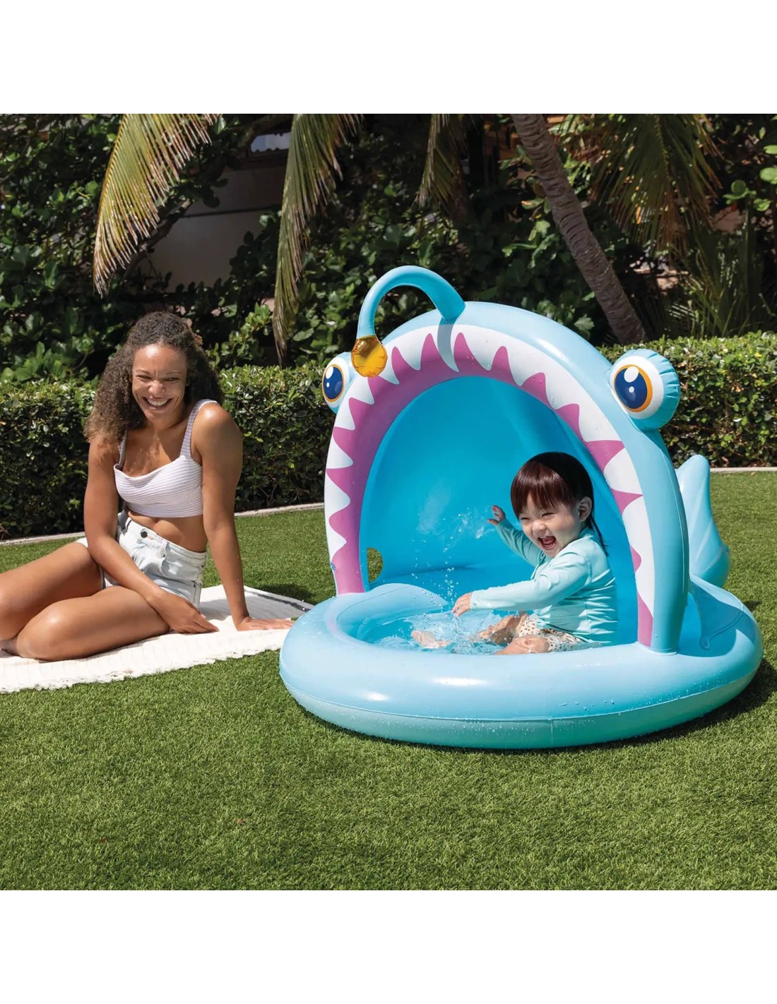 GONFIABILI: vendita online Piscina Baby Rana Pescatrice Gonfiabile 127x102x86 cm in offerta