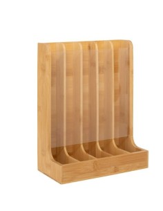 PORTACAPSULE 190035 BAMBOO/PLASTICA 23X11X29CM