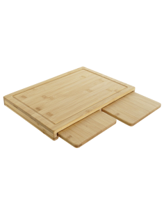 SET 3 TAGLIERI PC207693 BAMBOO 35X25CM  NATURALE