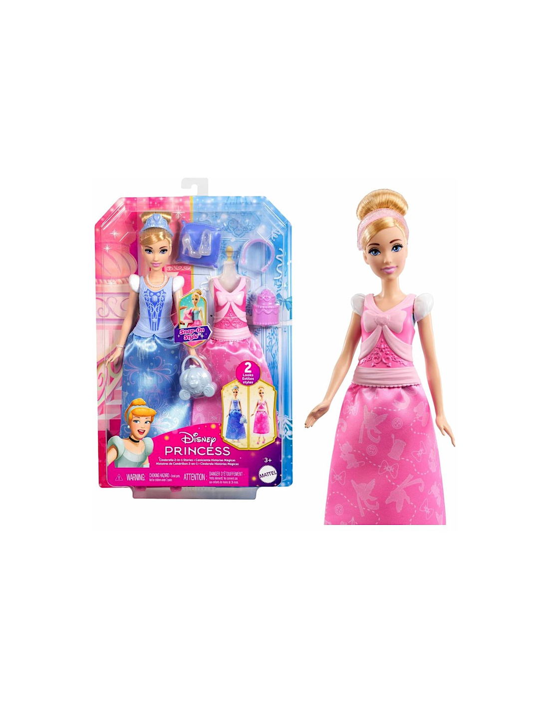 PRINCESS JCR95 CENERENTOLA BAMBOLA 2IN1