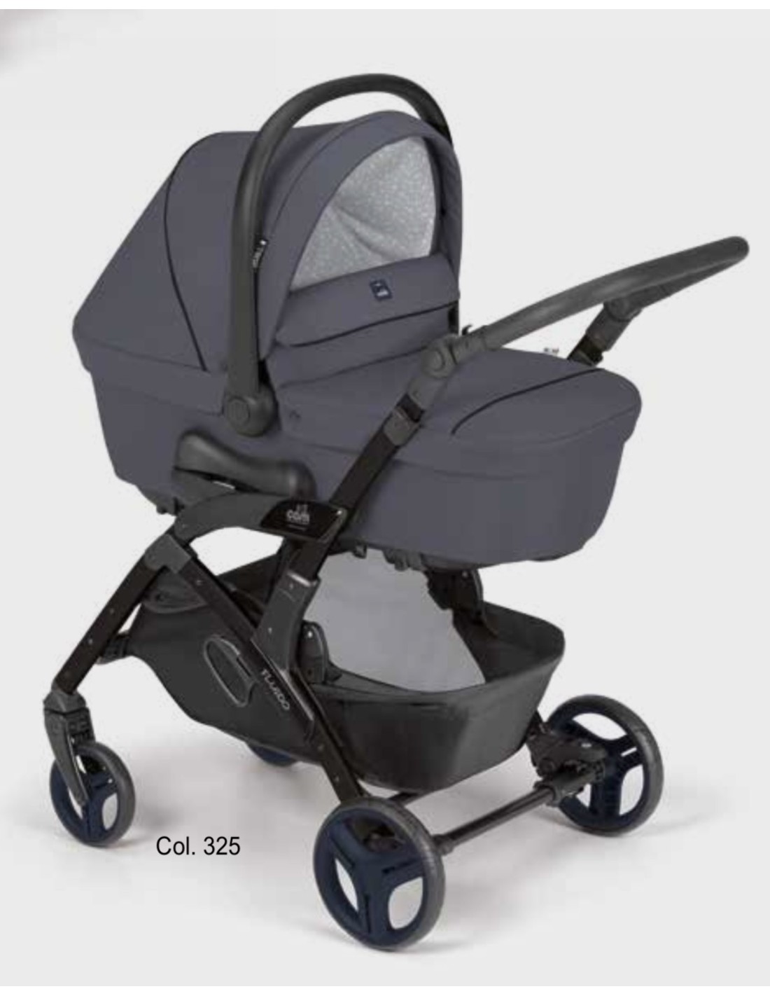 Trio Fluido Easy Grigio - Passeggino Completo per Bambini - shopincasa.it