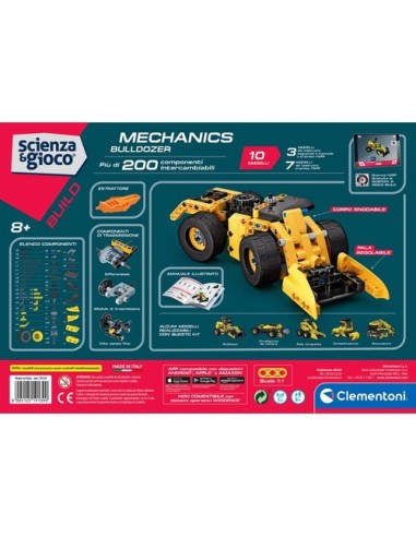 Scienza e Gioco Laboratorio di Meccanica Bulldozer - Kit Educativo - Shopincasa