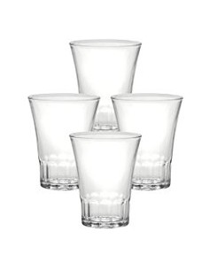 BICCHIERI ACQUA VINO BIBITA: vendita online BICCHIERI AMALFI IN VETRO 21 CL SET 4 in offerta