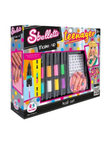 GIOCHI GIRL: vendita online SBELLETTI 40593 KIT DECORA UNGHIE CON 8 SMALTI in offerta