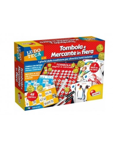 GIOCHI DI SOCIETA'E PUZZLE: vendita online GIOCO 89161 TOMBOLA/MERCANTE IN FIERA in offerta